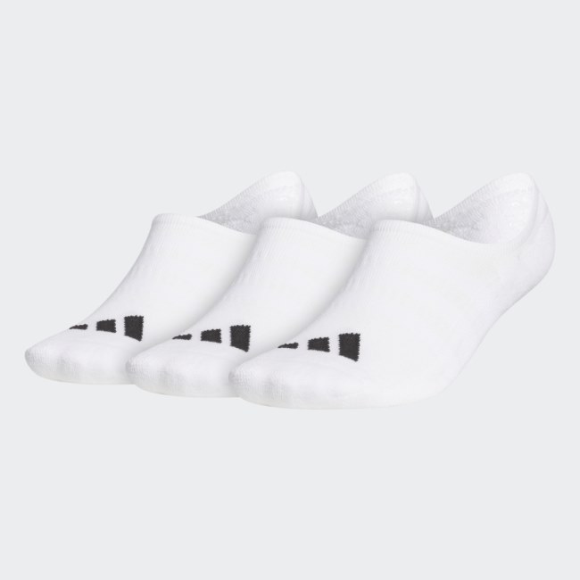No-Show Socks 3 Pairs White Adidas