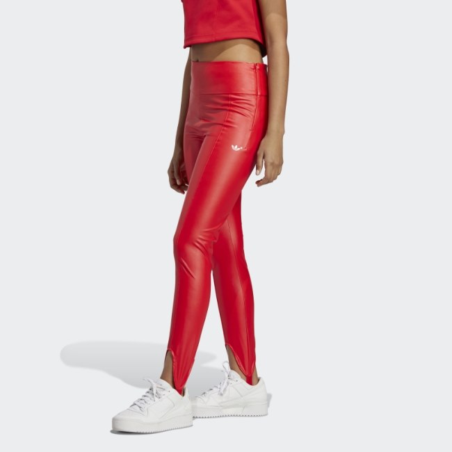 Scarlet Adidas Essentials Leggings