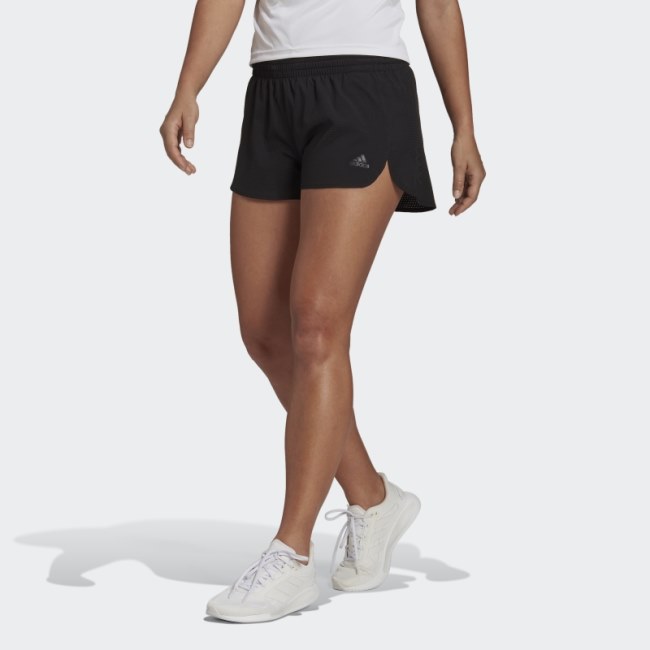 Black Adidas Fast Running Shorts