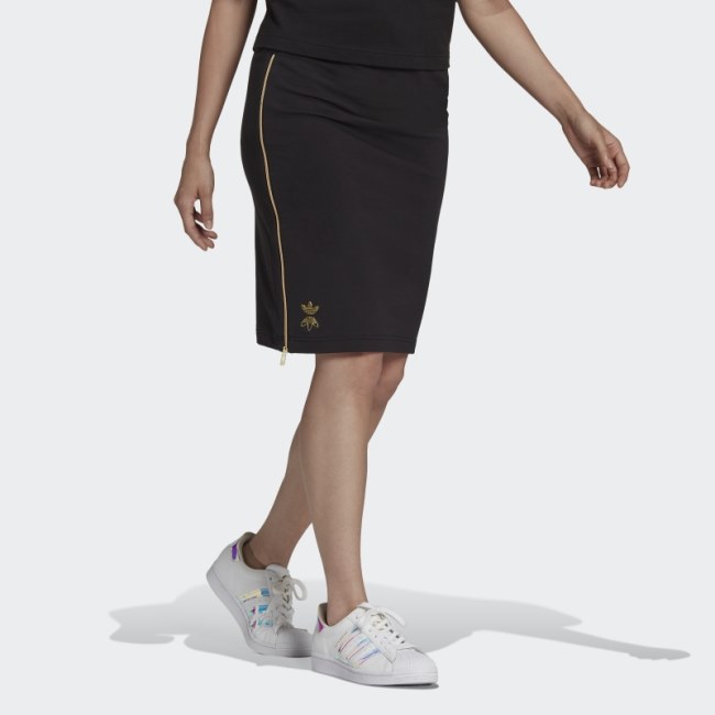 Adidas Black Midi Skirt