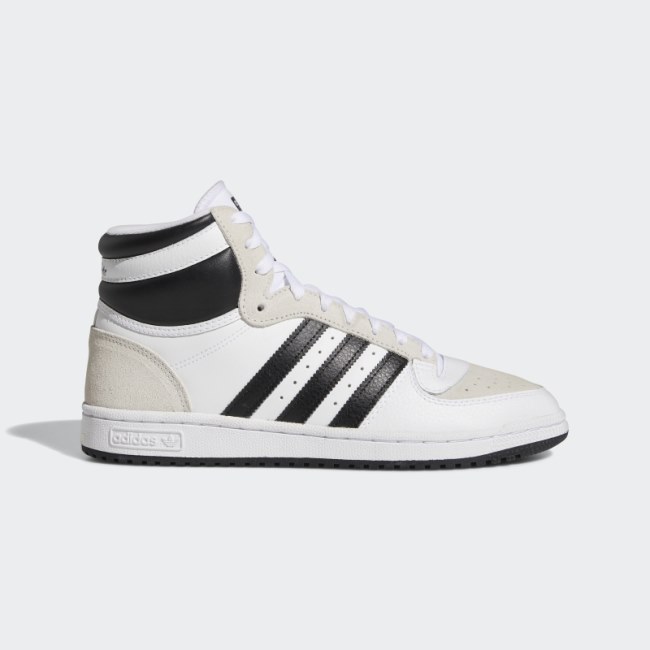 Adidas White Top Ten RB Shoes