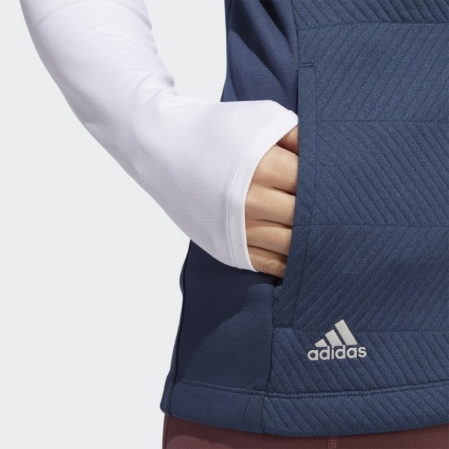 Adidas Navy COLD.RDY Full-Zip Vest