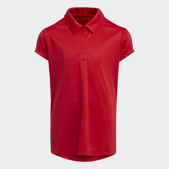 Red Performance Primegreen Polo Shirt Adidas