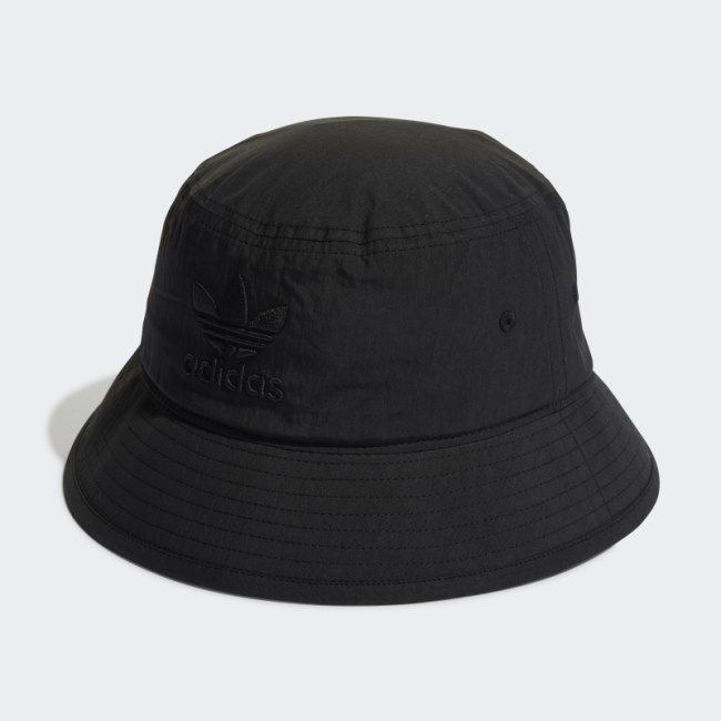 Black Adidas Adicolor Archive Bucket Hat