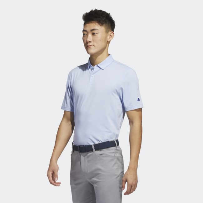 Adidas Go-To Polo Shirt Blue Dawn Mel