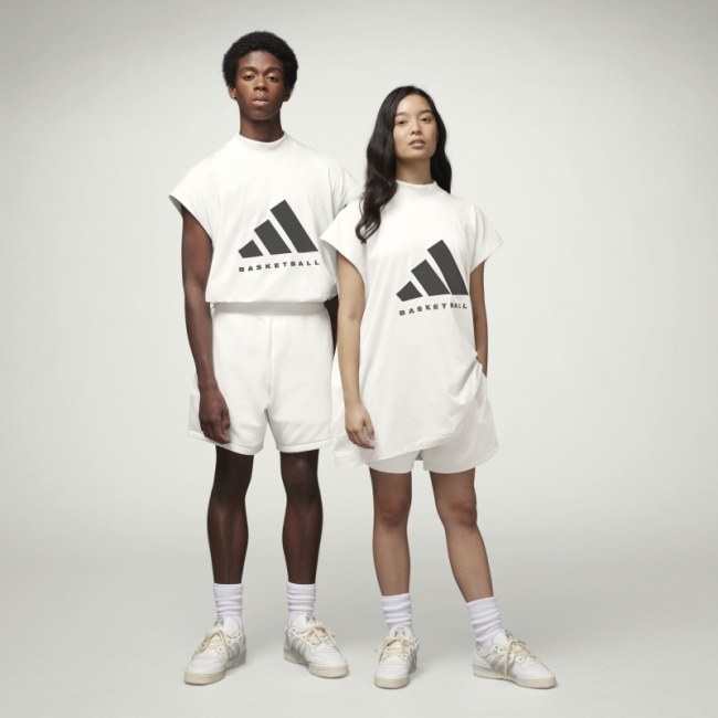 Adidas Basketball Sleeveless Tee Fashion White