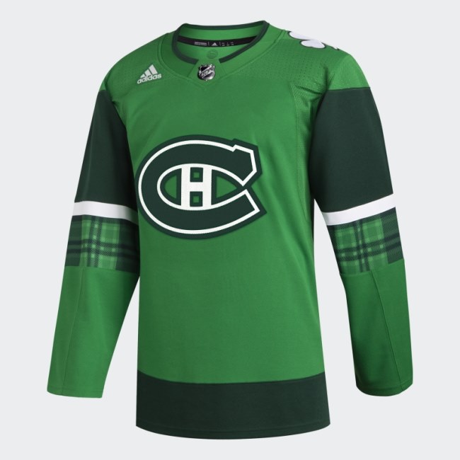 Adidas Montreal Canadiens St Pats Jersey Kelly Green11ccm