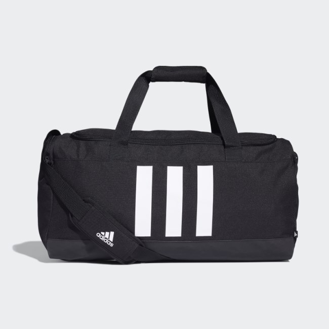 Adidas Essentials 3-Stripes Duffel Bag Medium Black