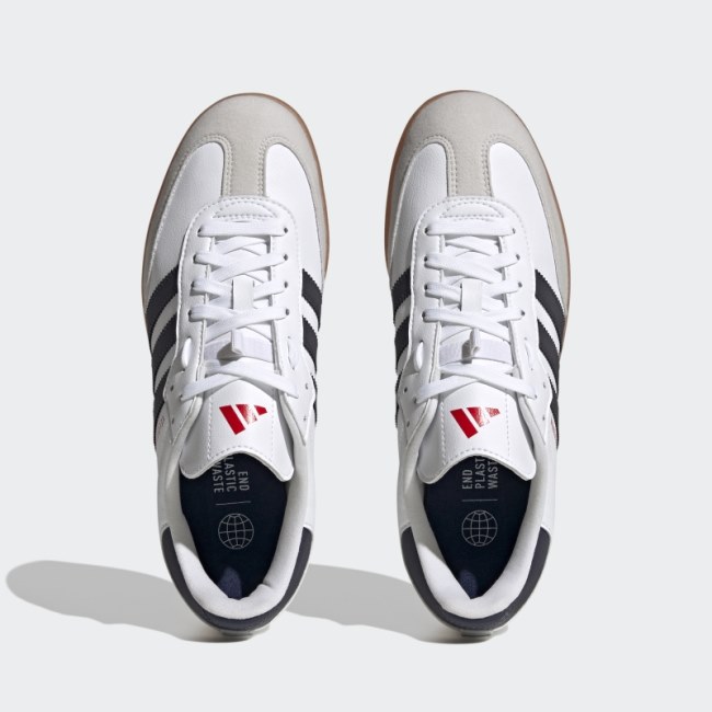 The Velosamba Vegan Cycling Shoes Adidas White