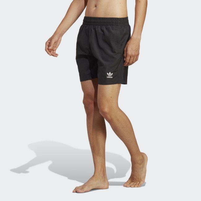 Originals Essentials Solid Swim Shorts Black Adidas
