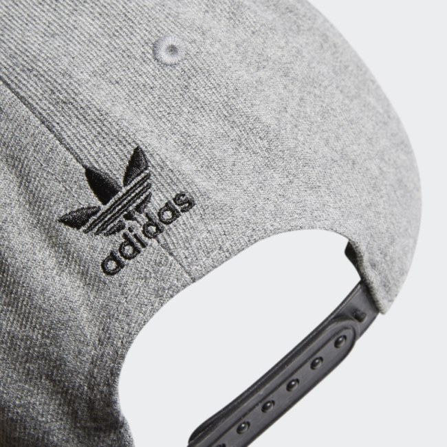 Adidas Trefoil Chain Snap-Back Cap Medium Grey