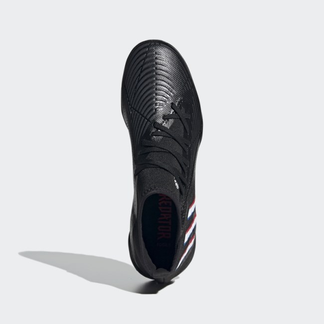 Adidas Predator Edge.3 Turf Soccer Shoes Black