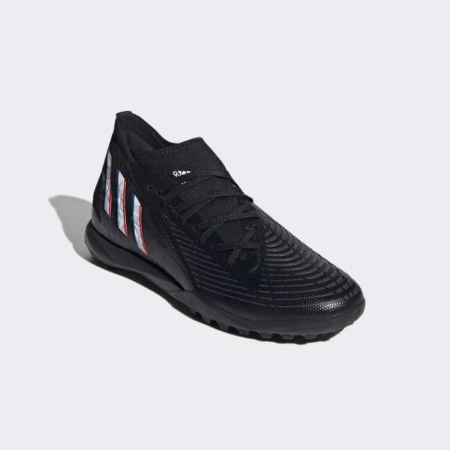 Adidas Predator Edge.3 Turf Soccer Shoes Black