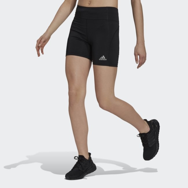 Black Own the Run Short Running Tights Adidas