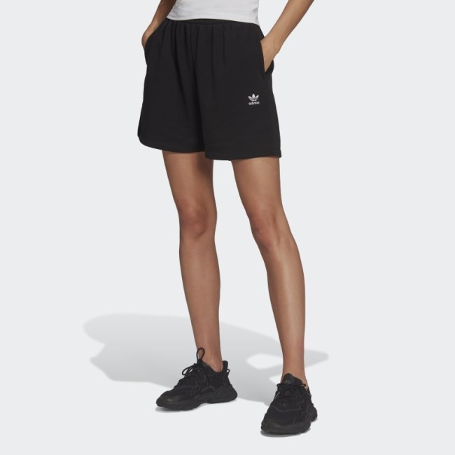 Black Adidas Adicolor Essentials French Terry Shorts