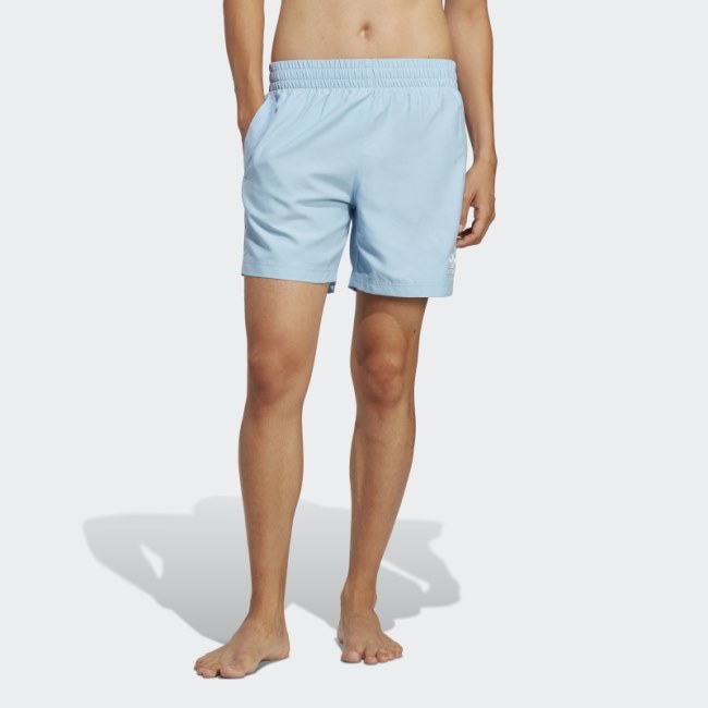Blue Originals Essentials Solid Swim Shorts Adidas