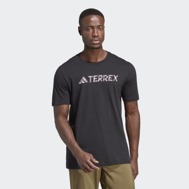 Adidas Black Terrex Classic Logo Tee
