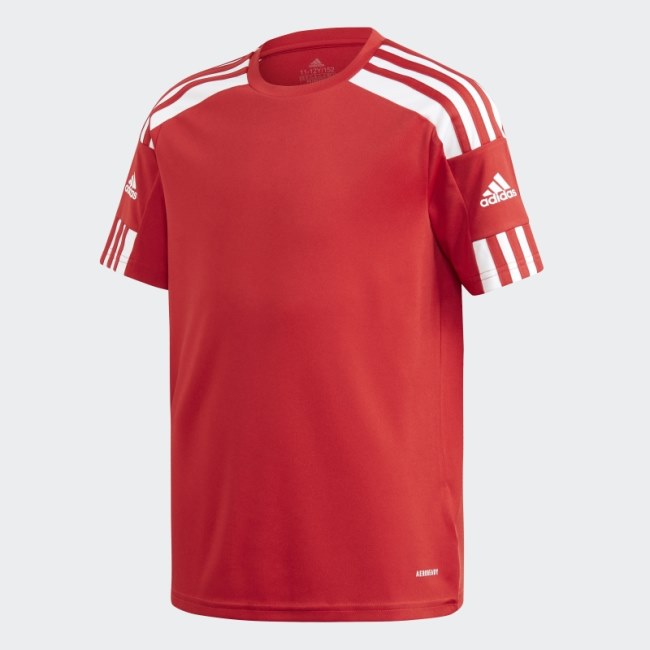 Red Adidas Squadra 21 Jersey