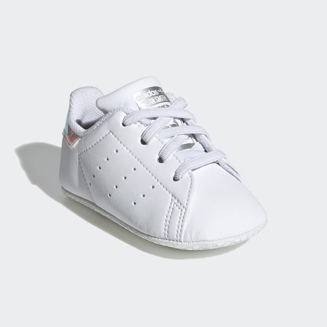Adidas White Stan Smith Crib Shoes
