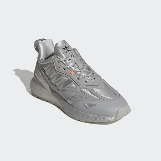 Grey Adidas ZX 2K BOOST 2.0 Shoes