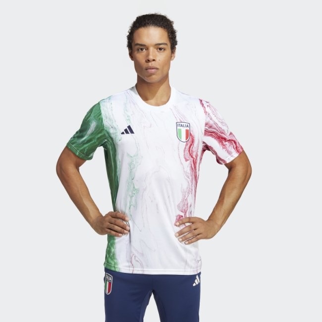 Adidas Italy Pre-Match Jersey Green
