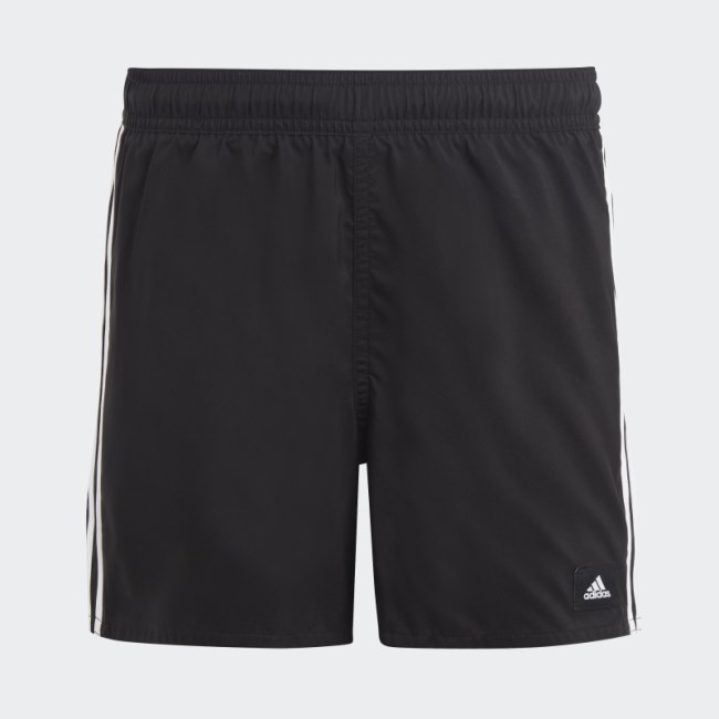 3-Stripes Swim Shorts Black Adidas