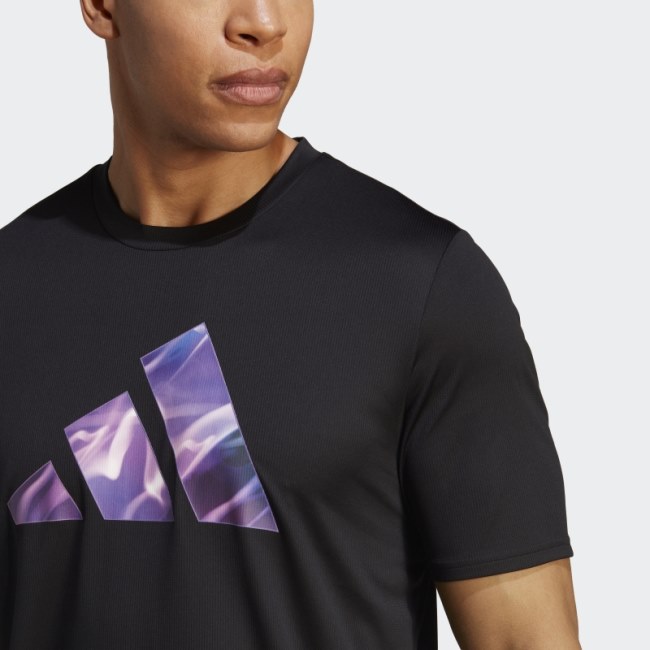 Black Designed for Movement HIIT Training T-Shirt Adidas