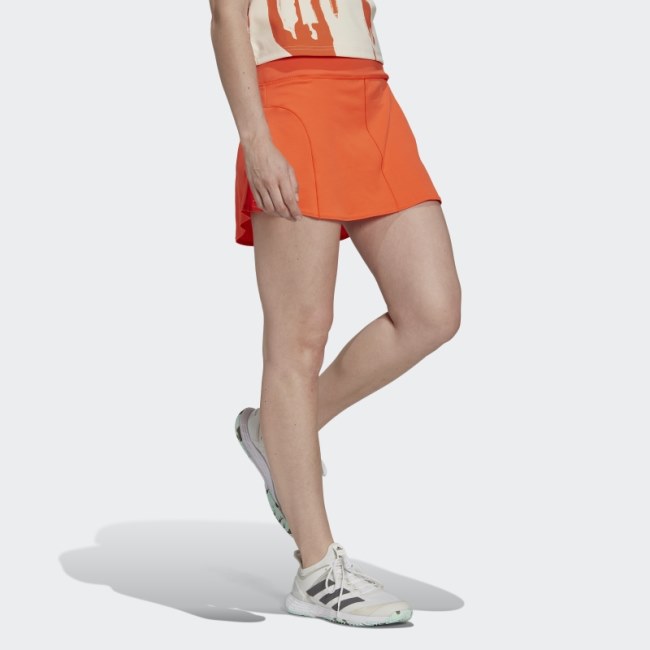 Adidas Tennis Match Skirt Orange