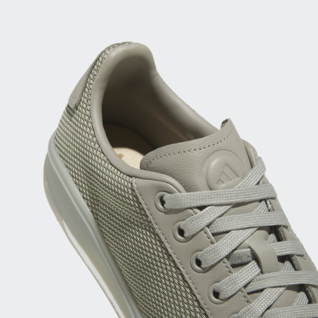 Silver Pebble Adidas Go-To Spikeless 1 Golf Shoes