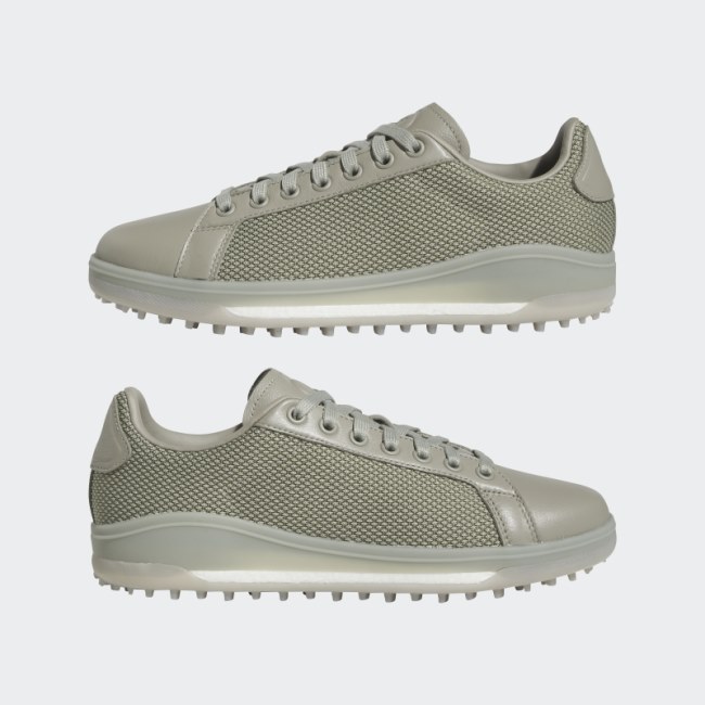 Silver Pebble Adidas Go-To Spikeless 1 Golf Shoes