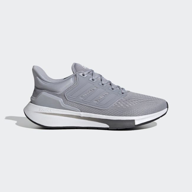 Silver Adidas EQ21 Run Shoes