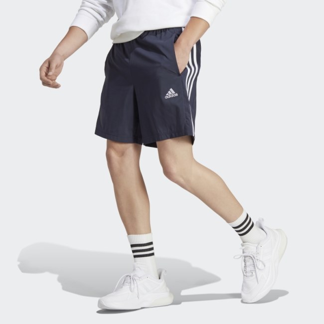 Stylish Adidas AEROREADY Essentials Chelsea 3-Stripes Shorts White