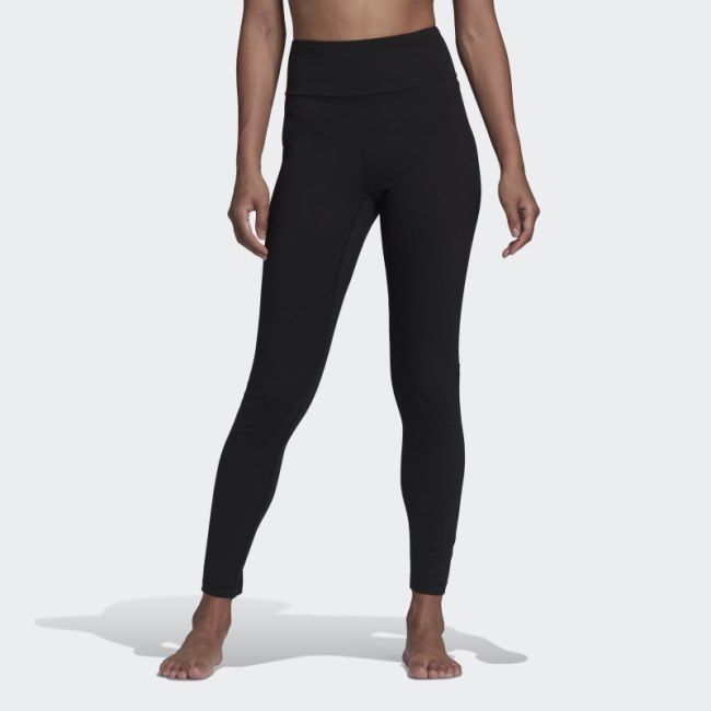 Yoga Essentials High-Waisted Leggings Black Adidas
