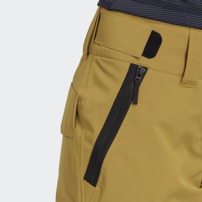 Olive Adidas Resort Two-Layer Insulated Stretch Pants