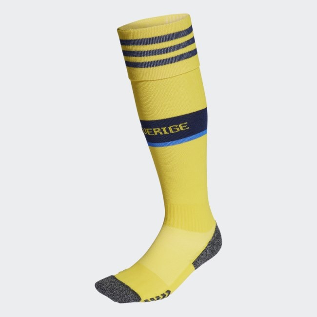 Adidas Sweden 22 Home Socks Eqt Yellow