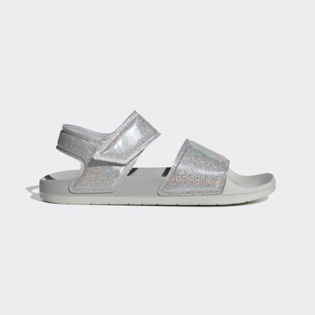 Grey Adilette Sandals Adidas