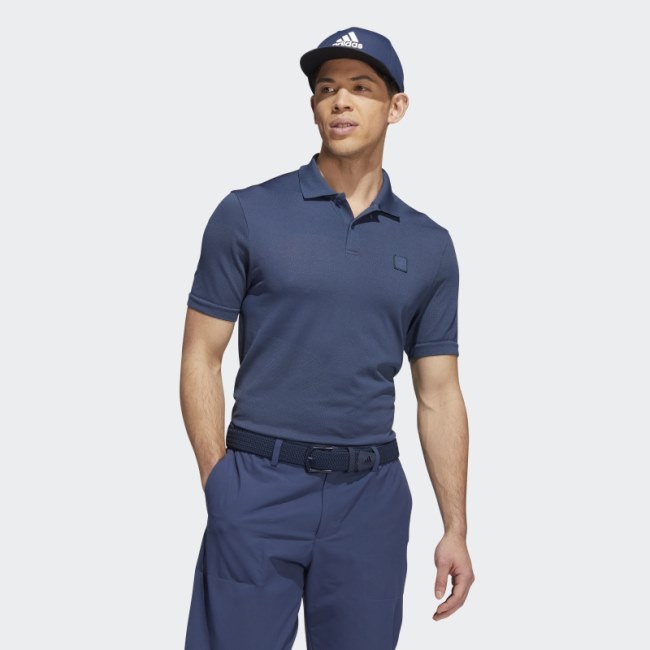 Adidas Navy Go-To Seamless Polo Shirt