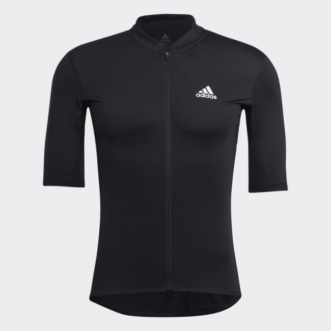 Fashion Adidas The Short Sleeve Cycling Jersey White