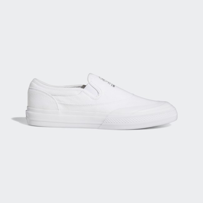Nizza RF Slip Shoes Adidas White