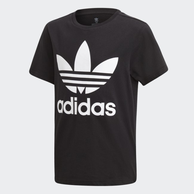 Black Adidas Trefoil T-Shirt