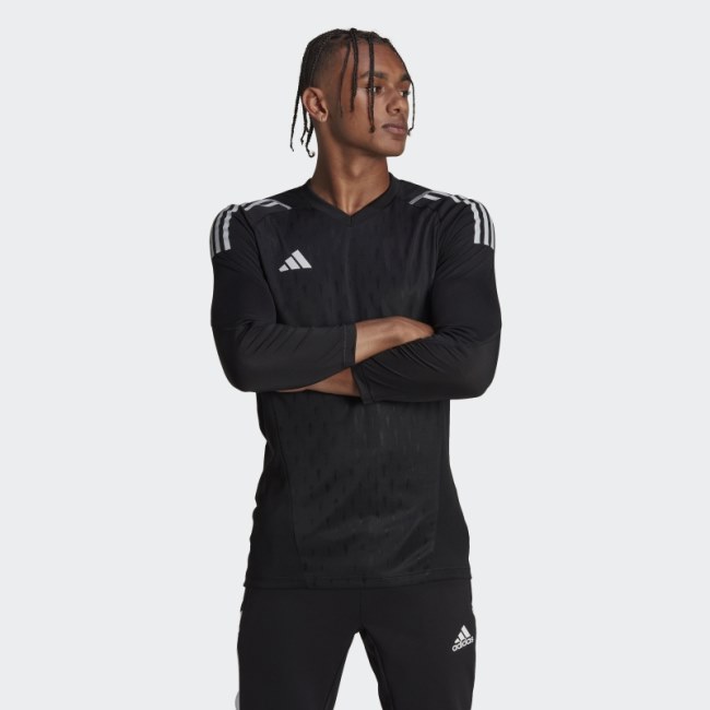 Black Tiro 23 Pro Long Sleeve Goalkeeper Jersey Adidas