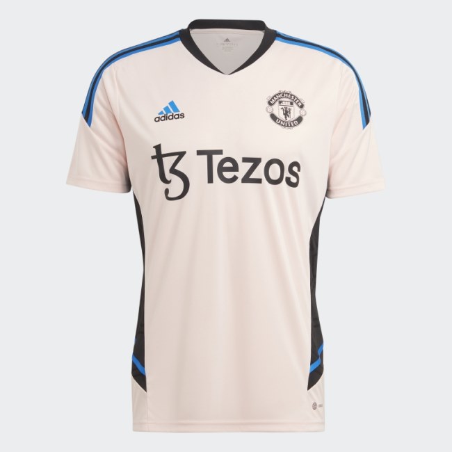 Manchester United Condivo 22 Training Jersey Adidas Icey Pink