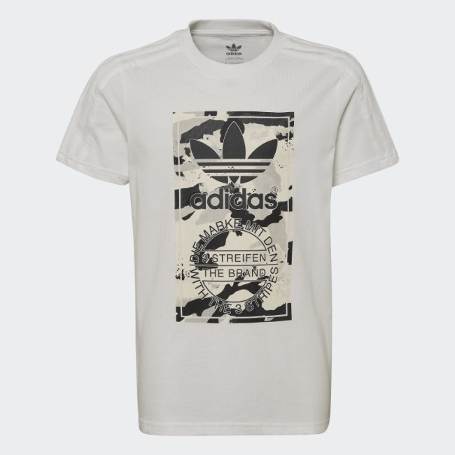 Camo Graphic T-Shirt Adidas White
