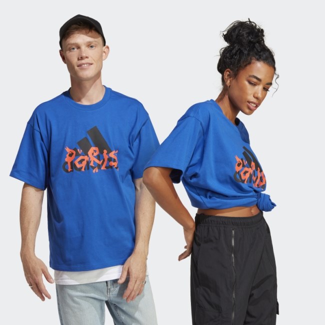 Graphic T-Shirt Adidas Royal Blue