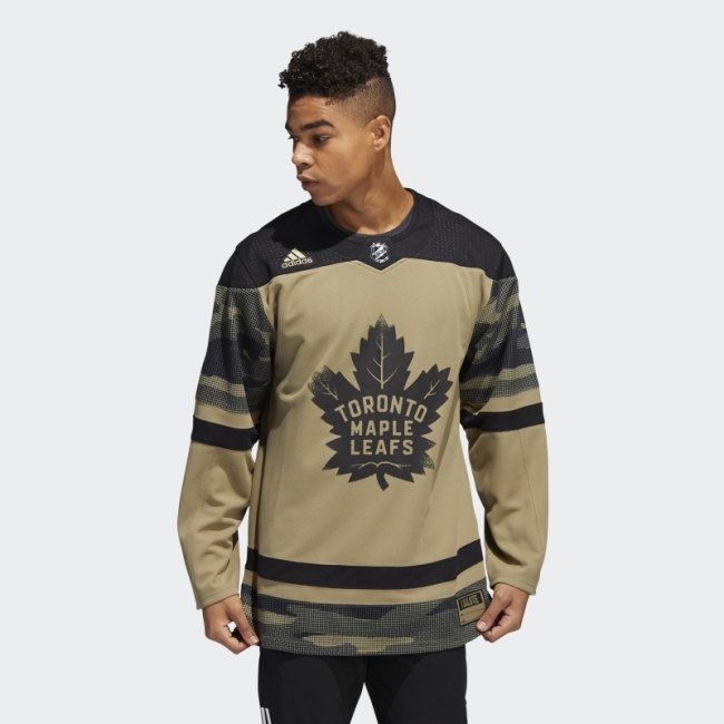 Adidas Maple Leafs Camo Jersey Orbit Green