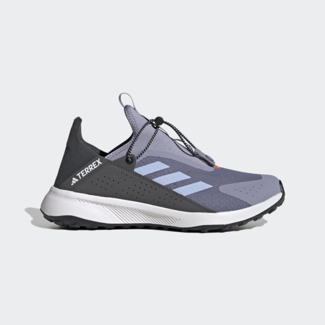 Silver Violet Adidas Terrex Voyager 21 Slip-On HEAT.RDY Travel Shoes