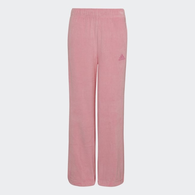 Adidas Pink Lounge Velour Regular Pants