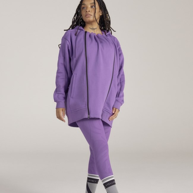 Purple Adidas by Stella McCartney TrueStrength Maternity 3-in-1 Jacket Hot