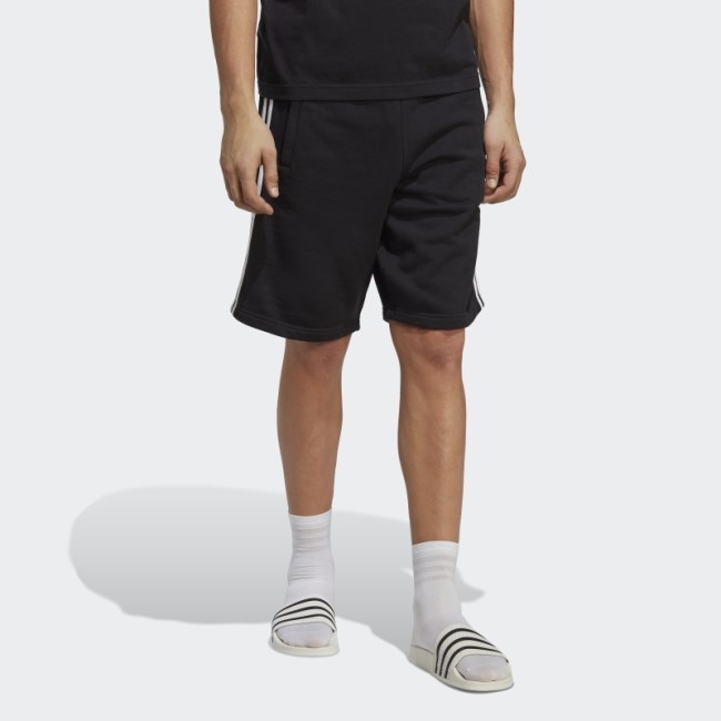 Adicolor Classics 3-Stripes Sweat Shorts Black Adidas