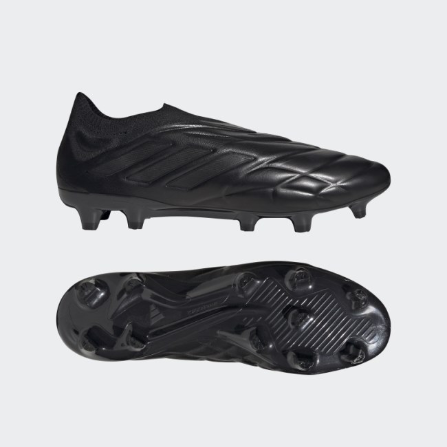 Adidas Black Copa Pure+ Firm Ground Boots